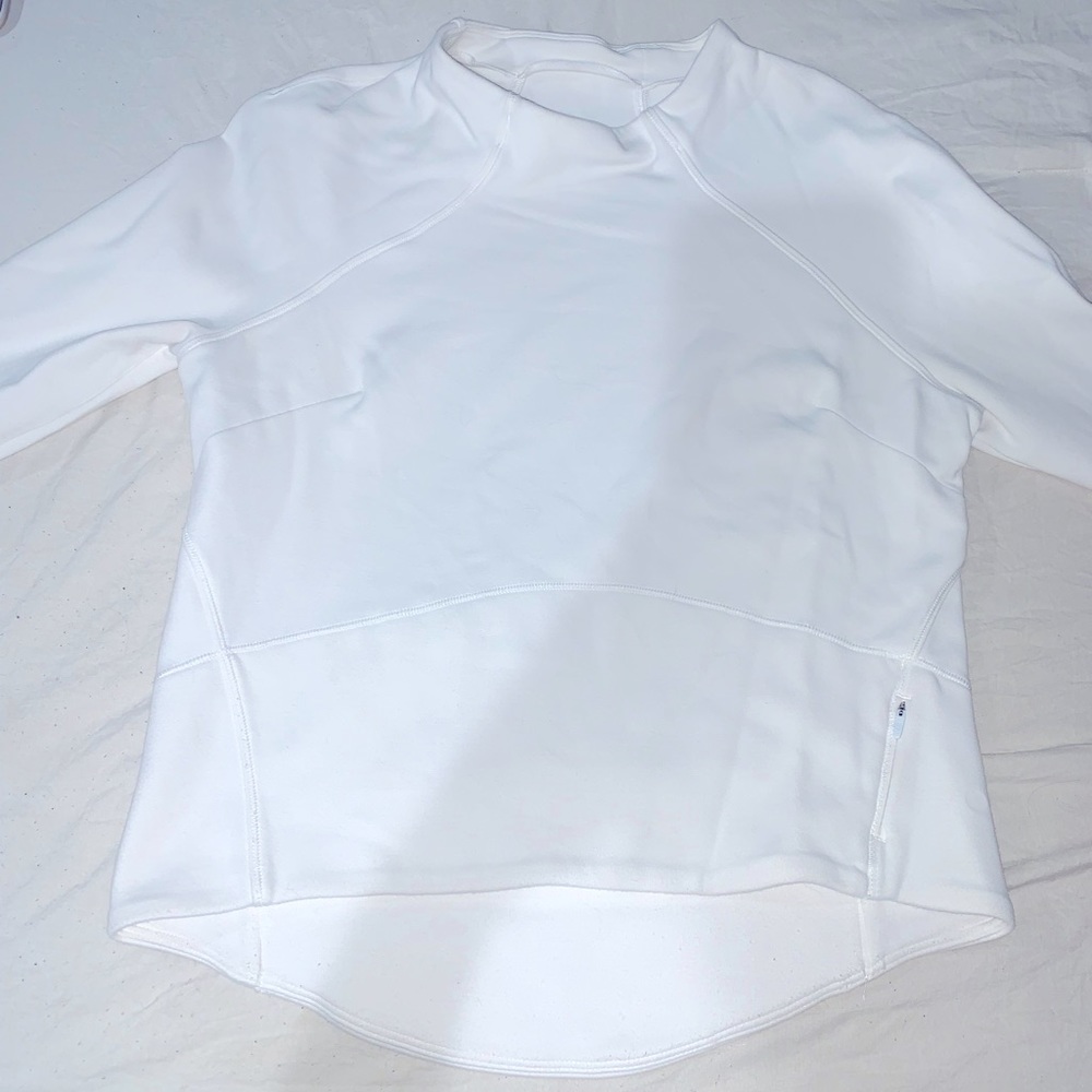 White LuluLemon Long Sleeve Top
